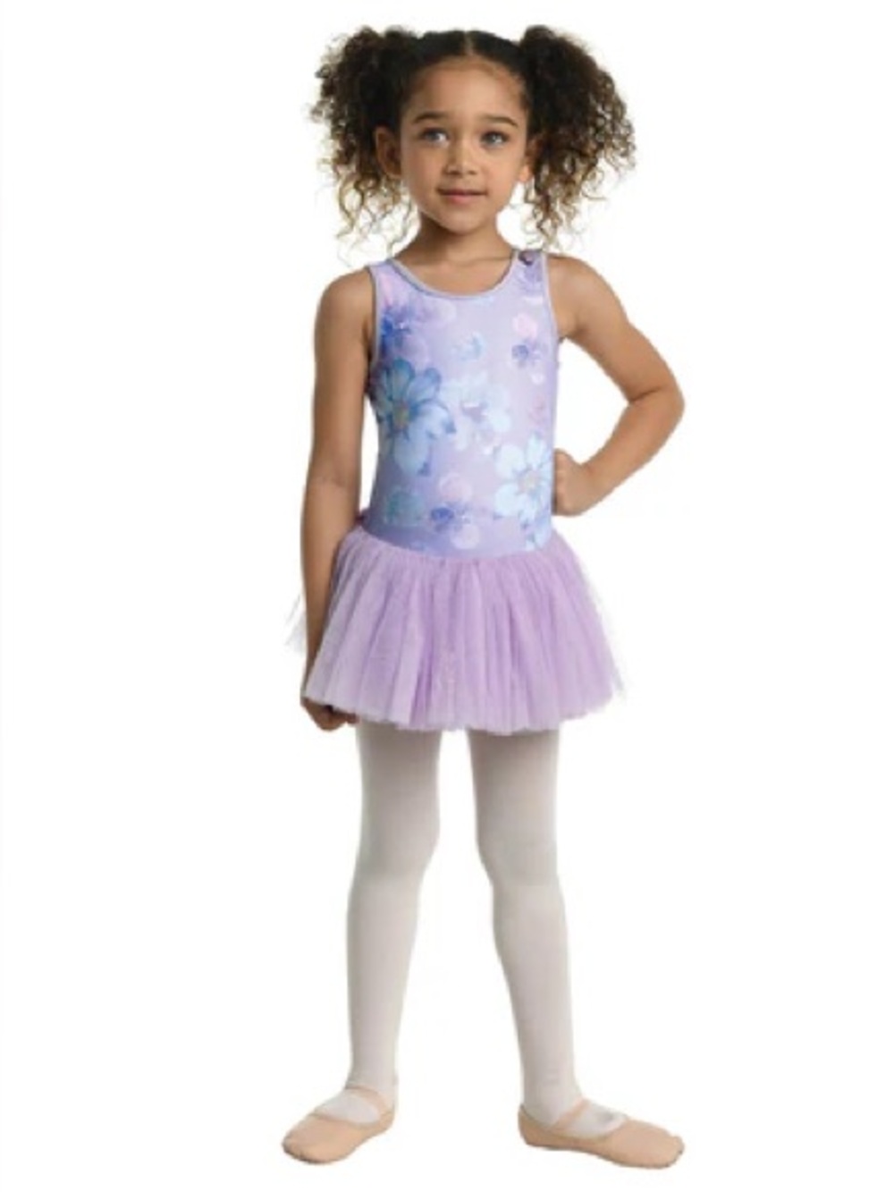 Danz n motion Watercolor Tank Dress leotard